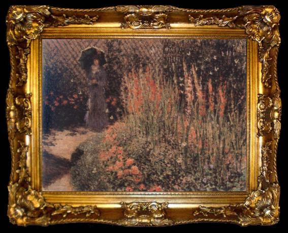 framed  Claude Monet Gladioli, ta009-2